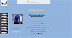 Desktop Screenshot of kansascityshippers.com
