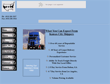Tablet Screenshot of kansascityshippers.com